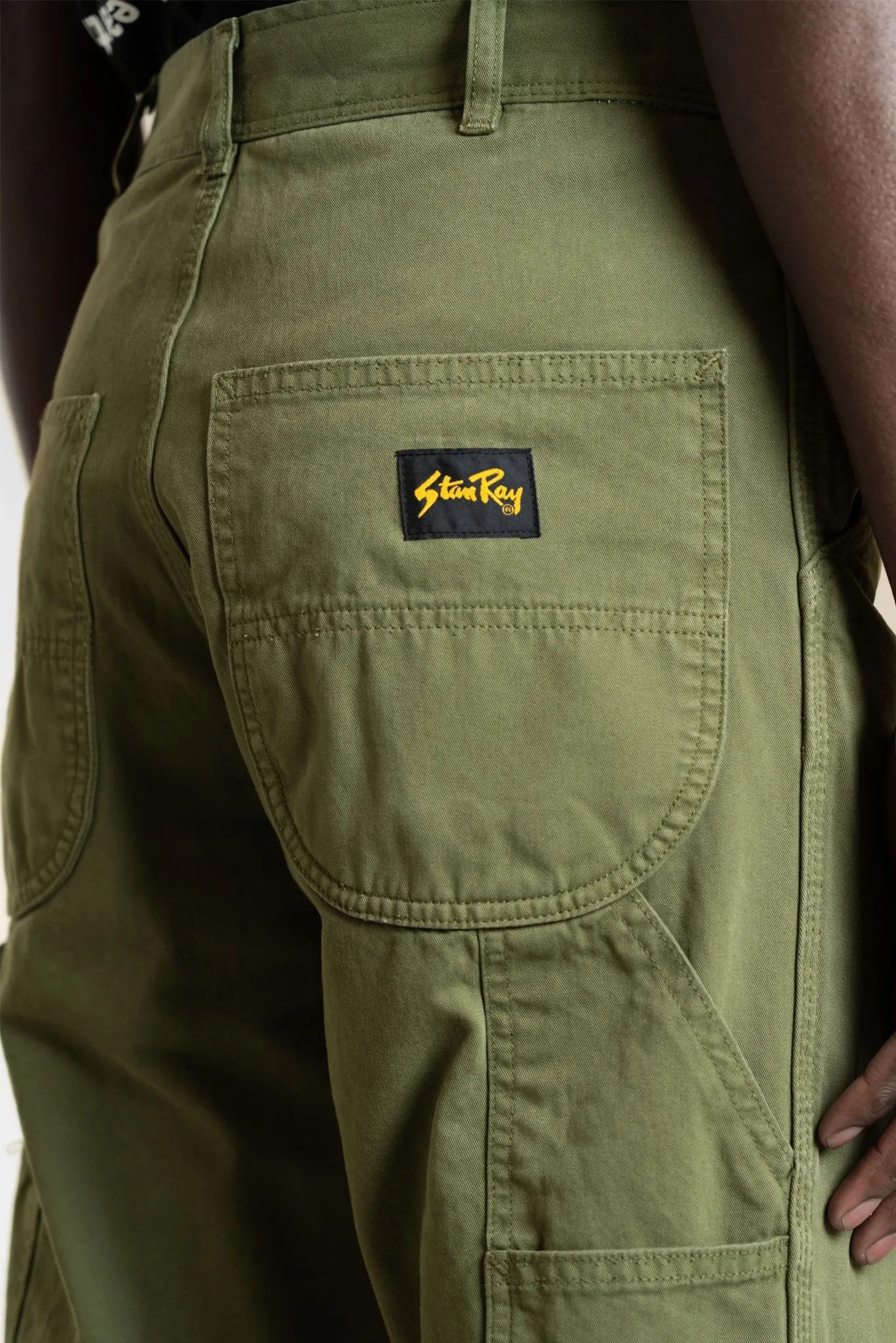 80s Painter Pant - Olive Overdye