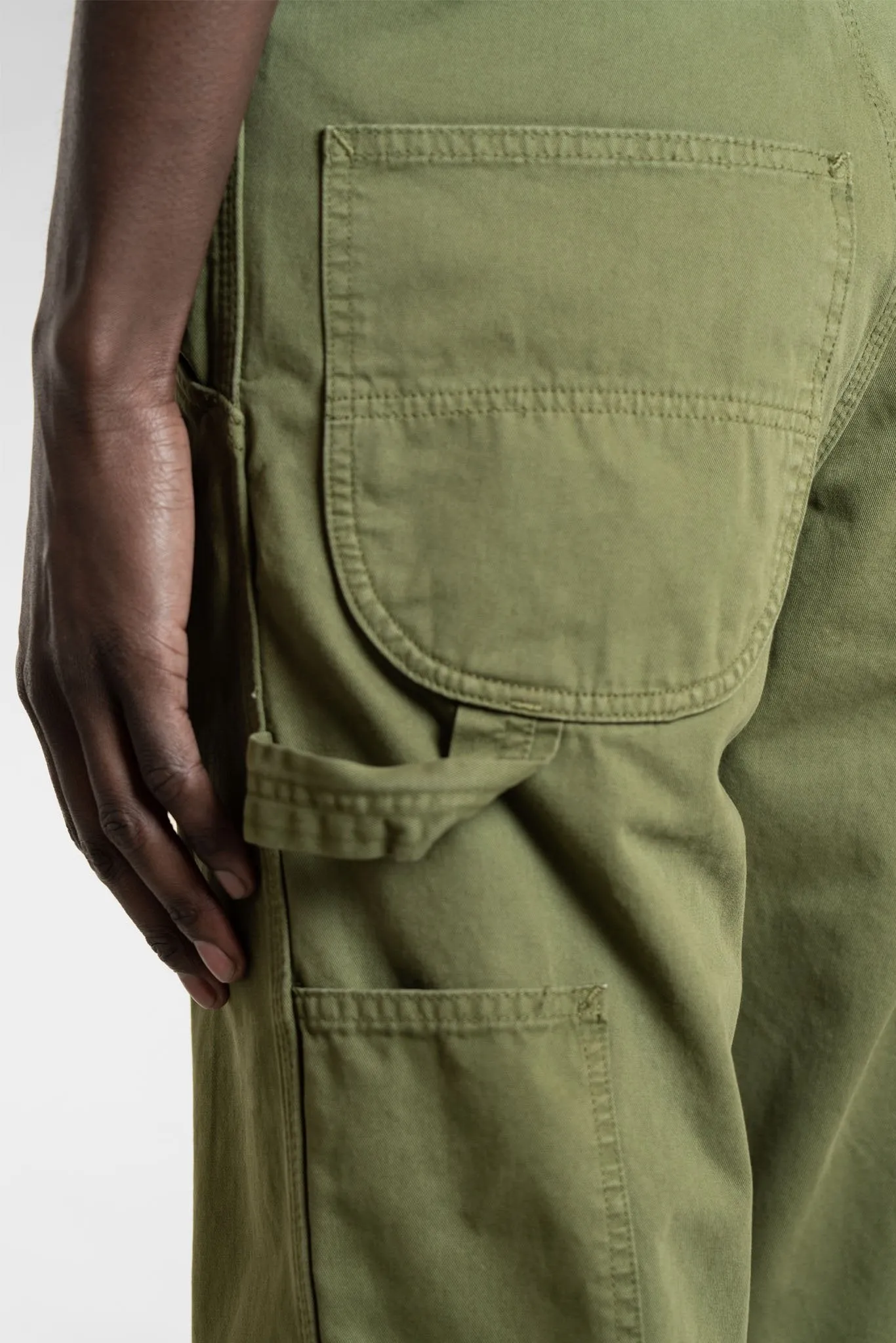 80s Painter Pant - Olive Overdye