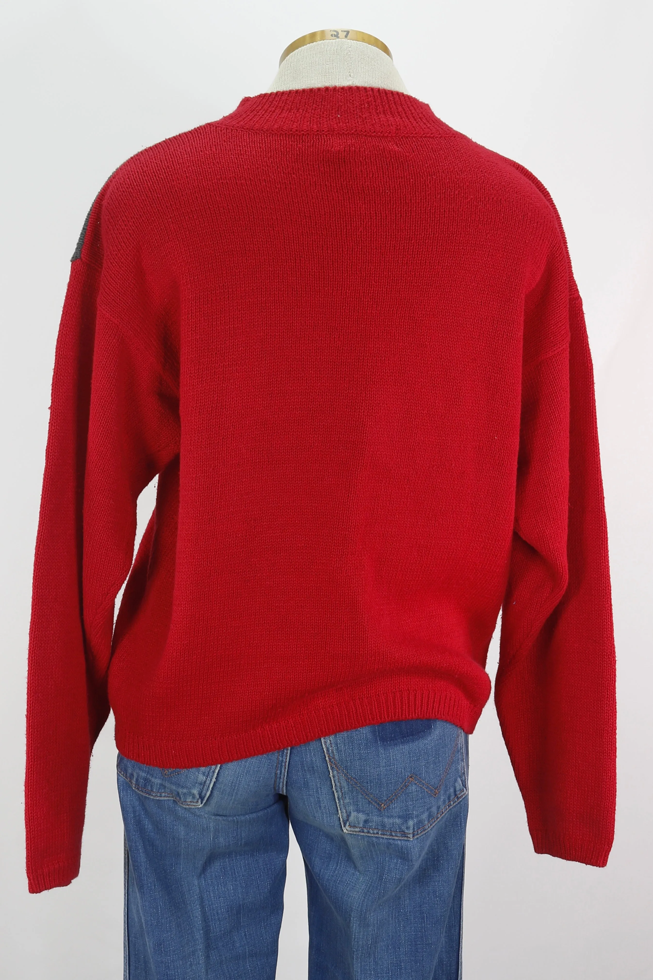 80s SweaterBee 3D Cardigan      S