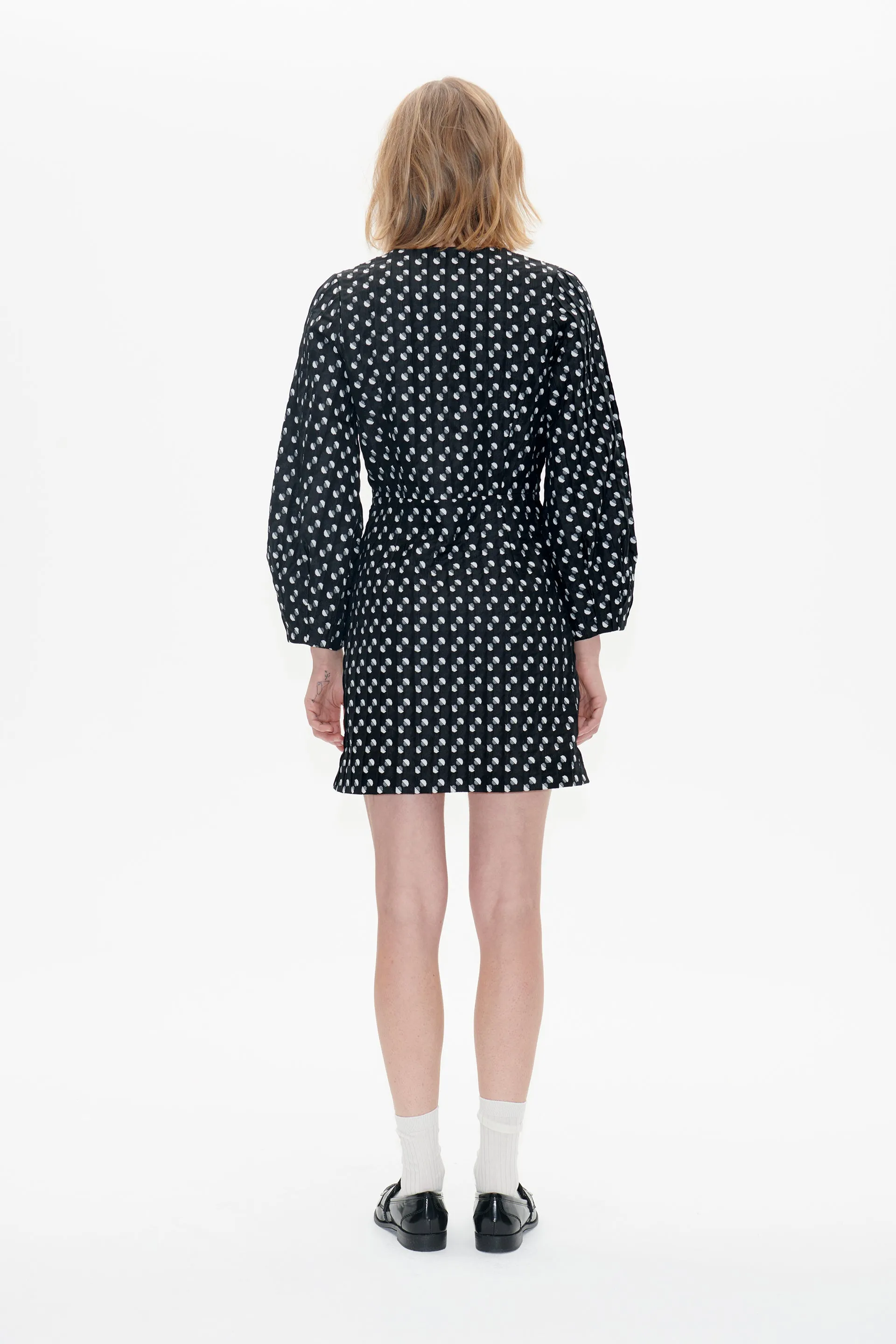 AFIFA | Black Jacquard Dot