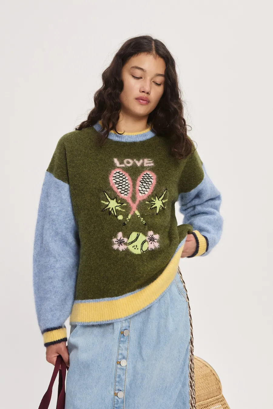 Anouk Tennis Sweater Green