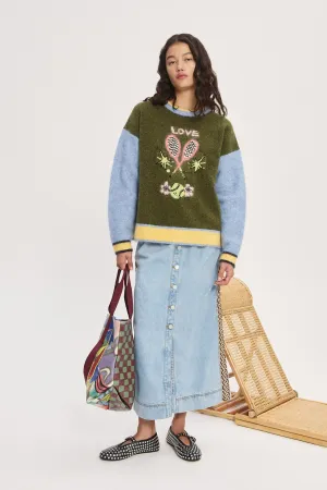 Anouk Tennis Sweater Green