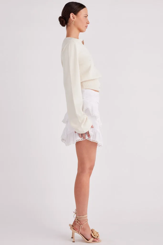 AUGUST BUTTON UP TOP