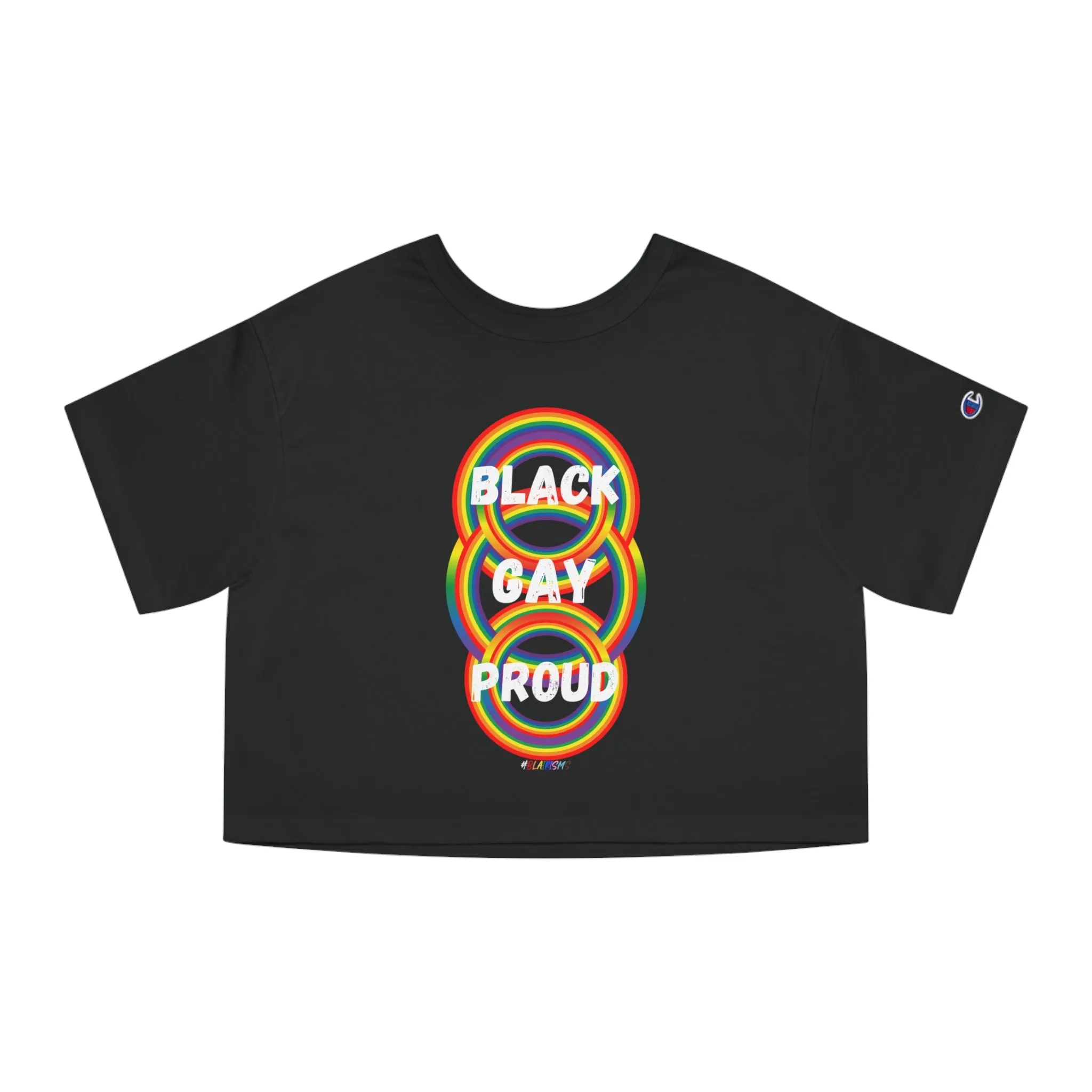 Black. Gay. Proud. Connected Crop Top