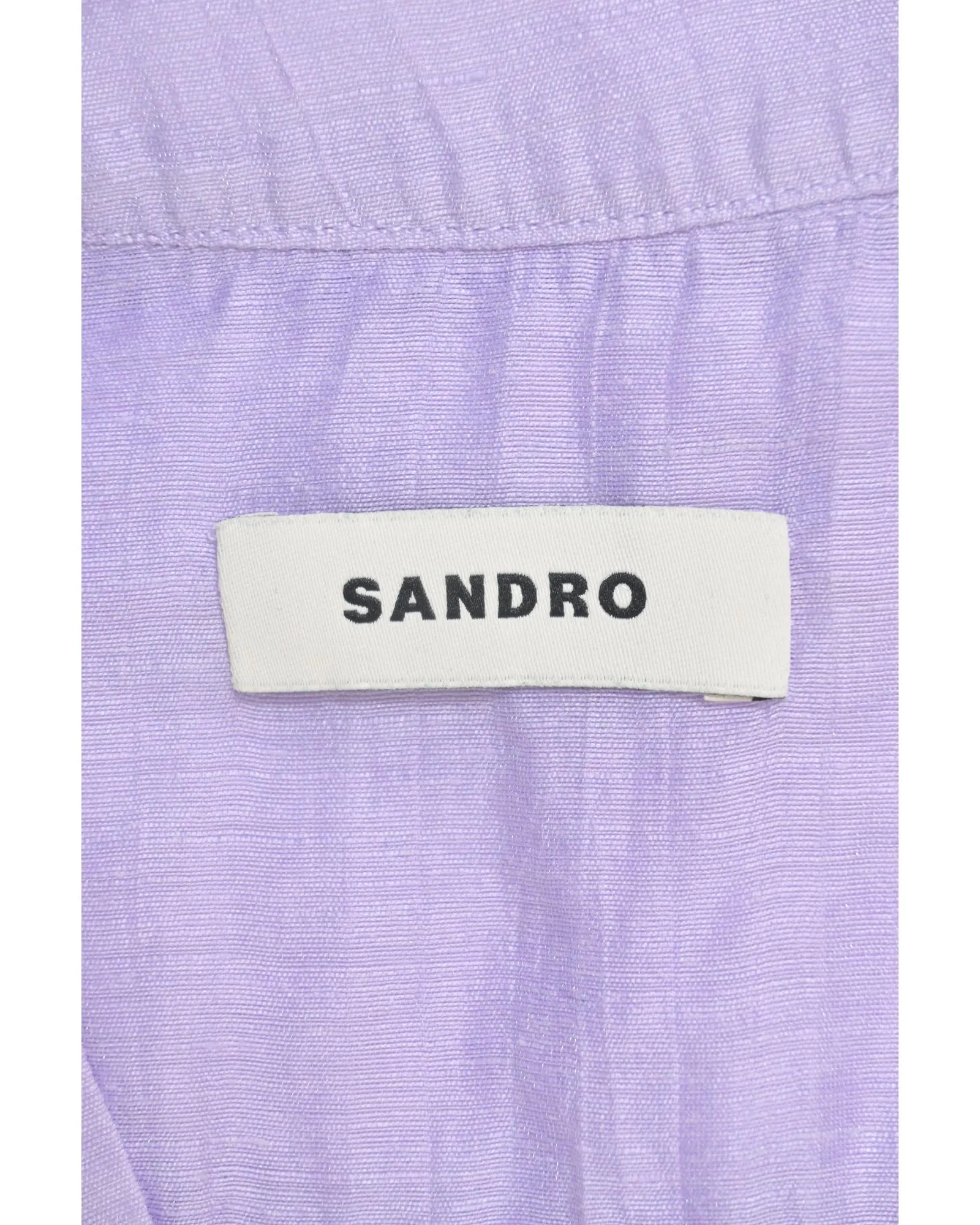 Button Front Linen Blend Minidress