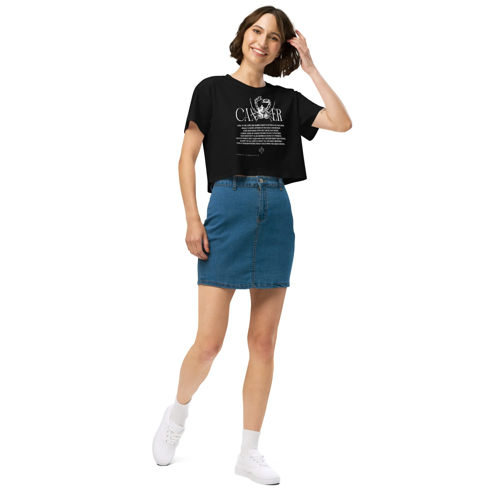 Cancer Zodiac Crop Top