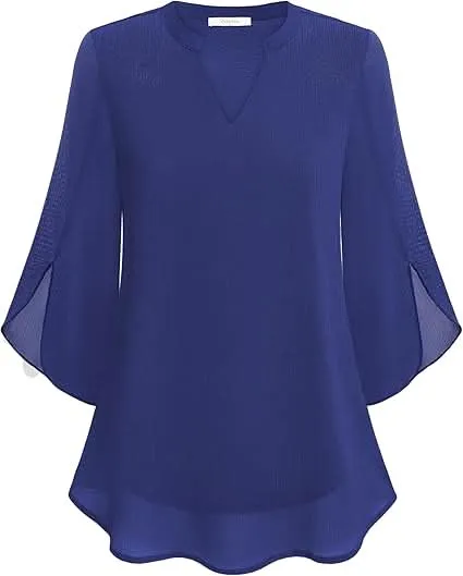Celeste - Chic Layered Blouse