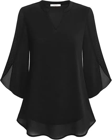 Celeste - Chic Layered Blouse