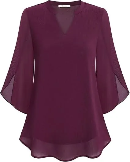 Celeste - Chic Layered Blouse