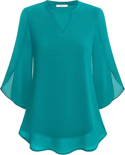 Celeste - Chic Layered Blouse