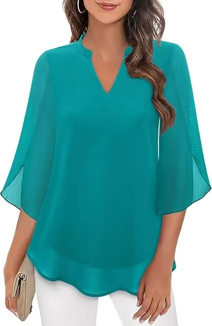 Celeste - Chic Layered Blouse