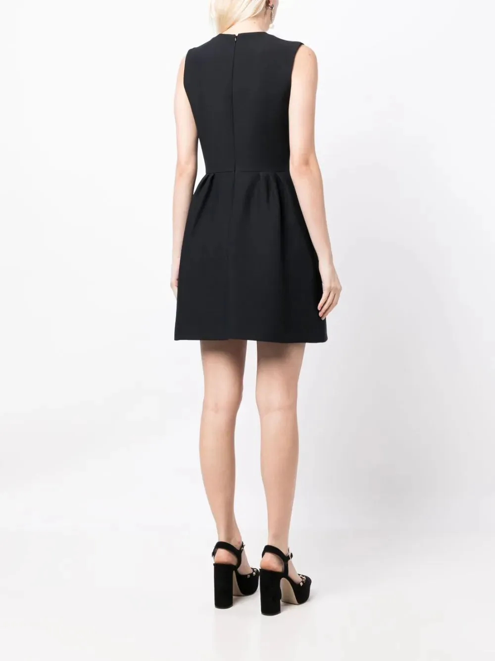 Dior Bib-collar Sleeveless Minidress