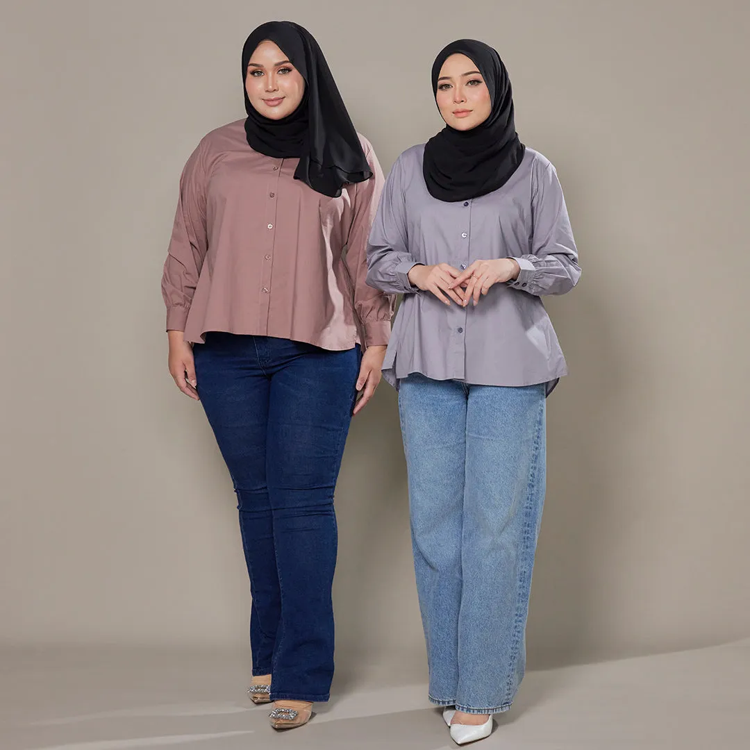 Freya Blouse - Grey