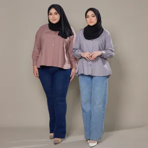 Freya Blouse - Grey