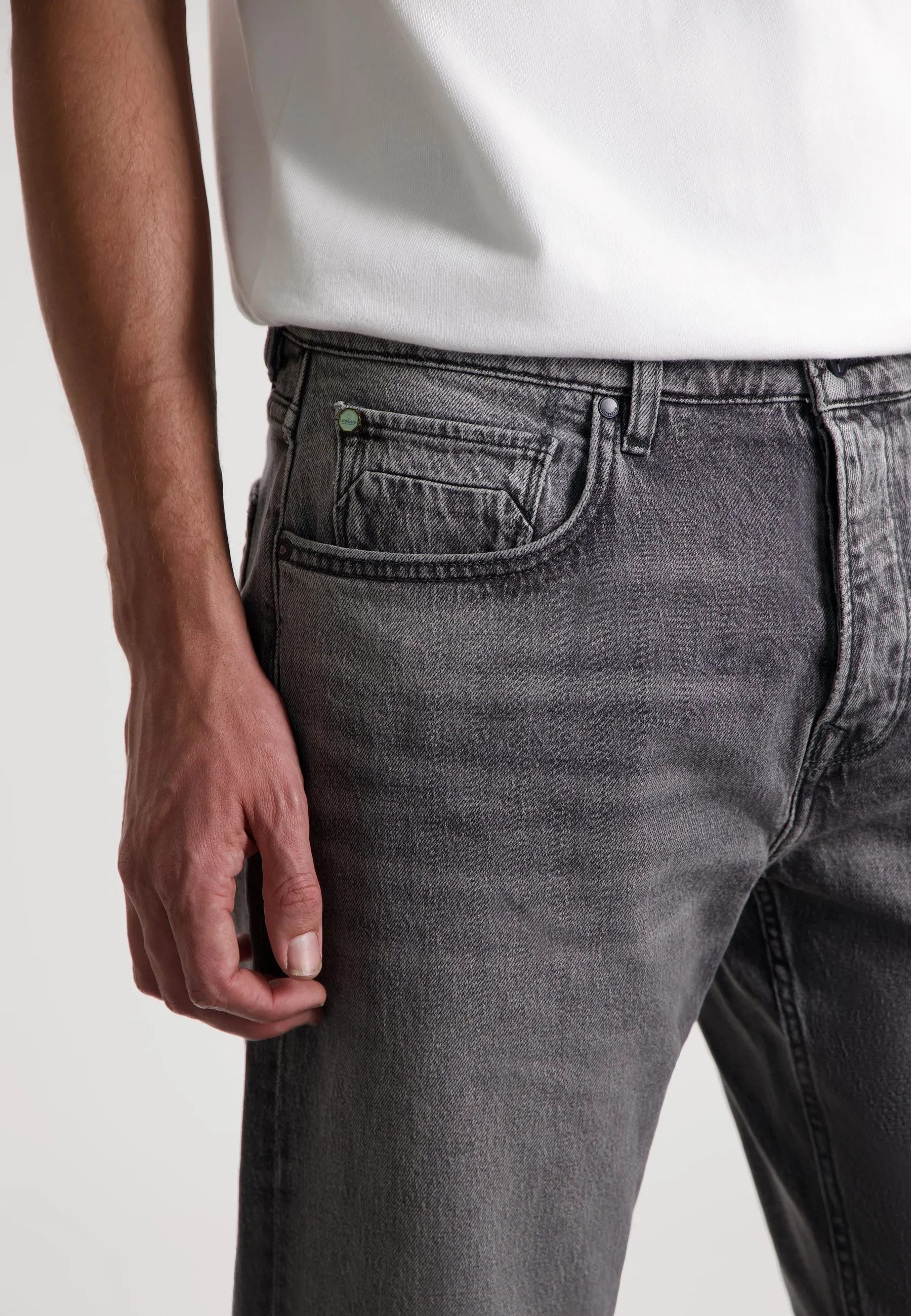 Gent D Loose Tapered Fit Polar Grey