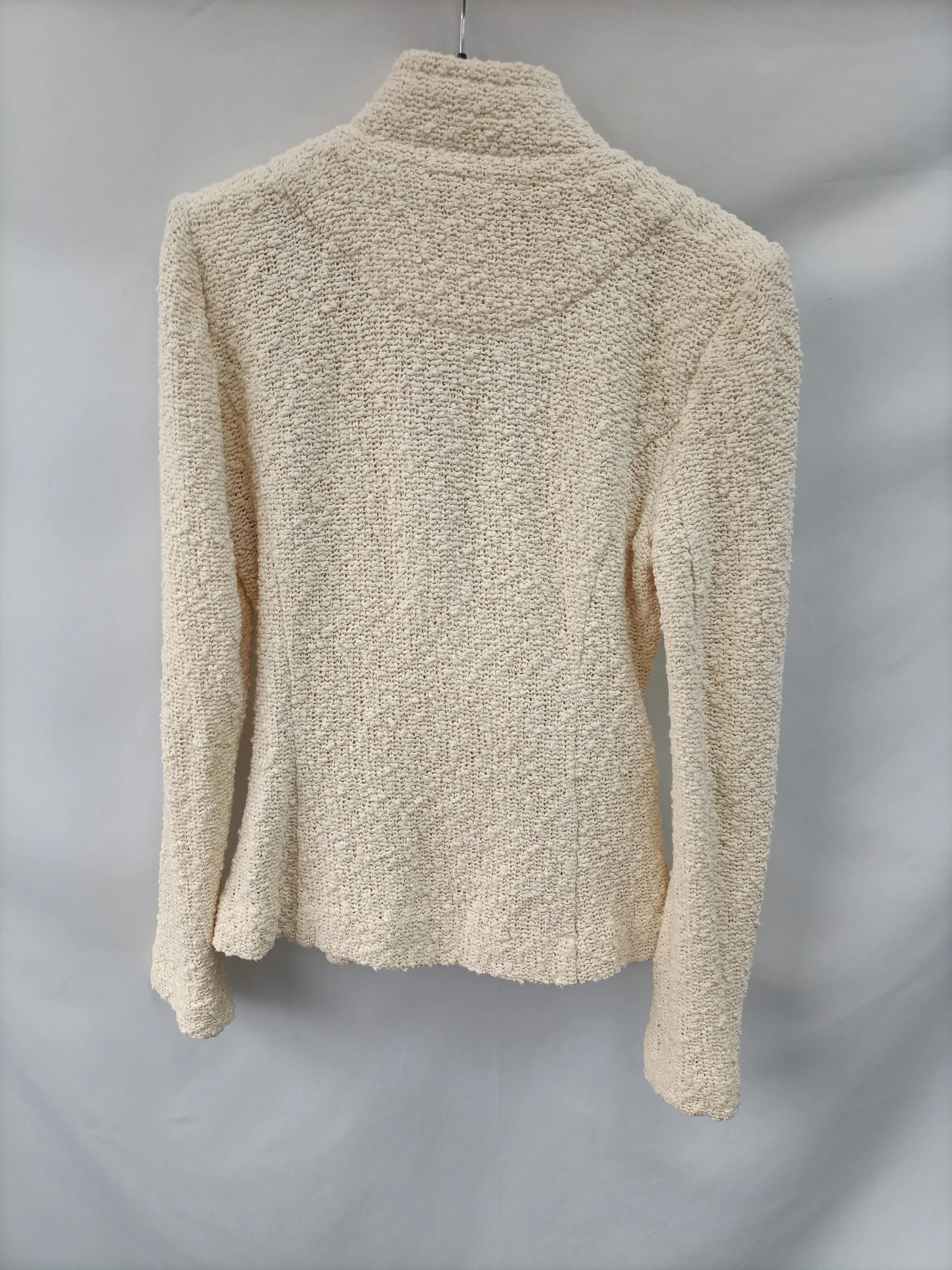 IRO. Chaqueta beige tweed T.36