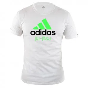 Ju-Jutsu T-shirt - Adidas ju-jutsu t-paita - Valkoinen-Vihreä