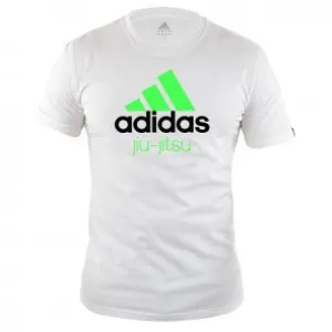 Ju-Jutsu T-shirt - Adidas ju-jutsu t-paita - Valkoinen-Vihreä