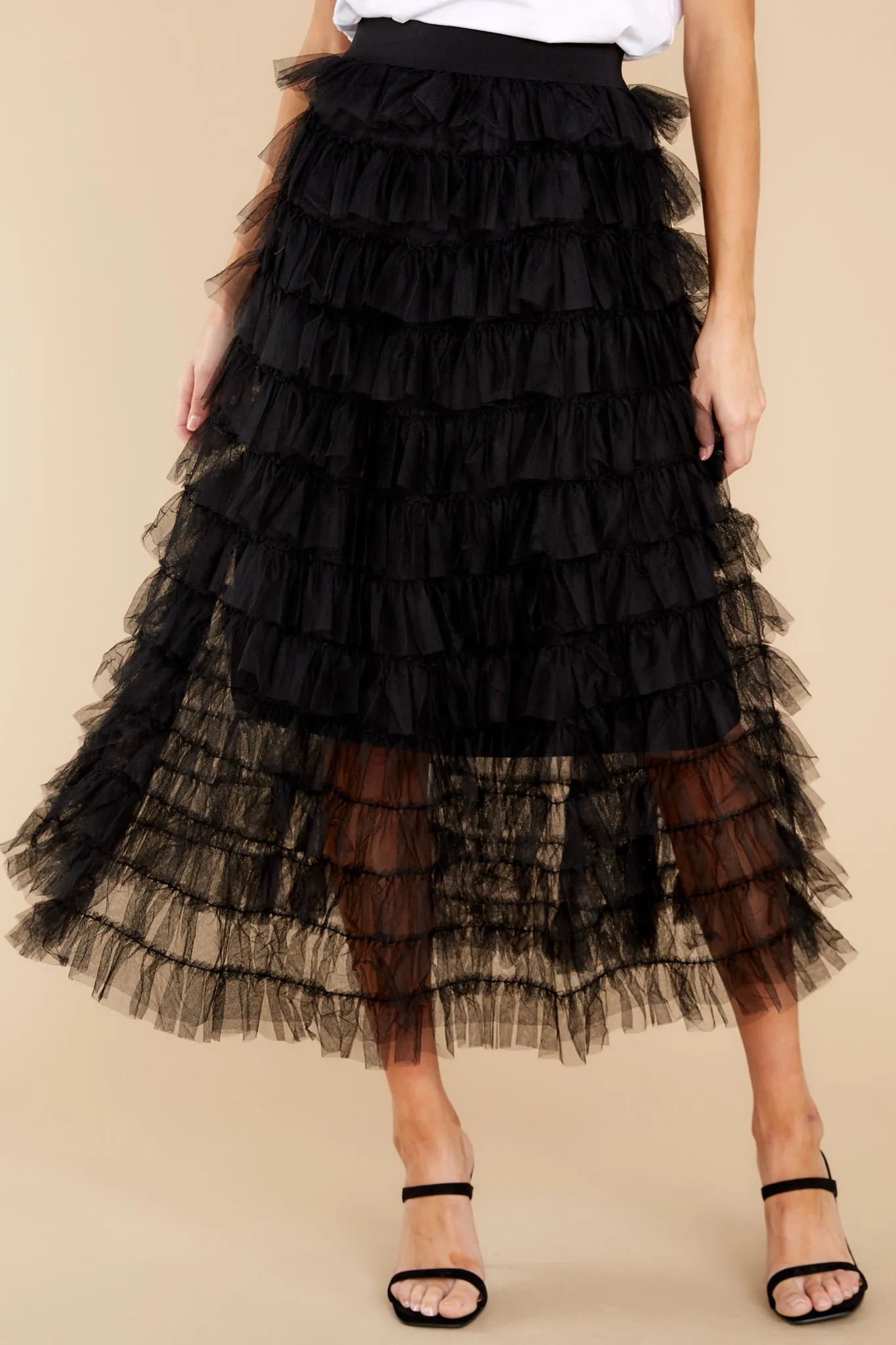 Let's Cha Cha Black Skirt