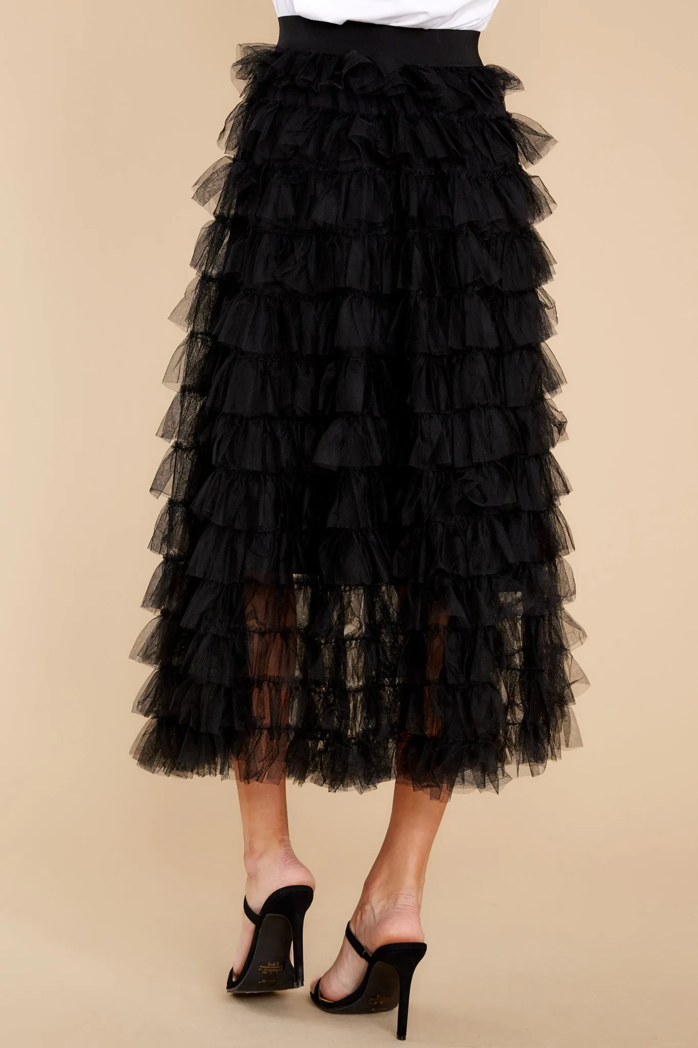 Let's Cha Cha Black Skirt