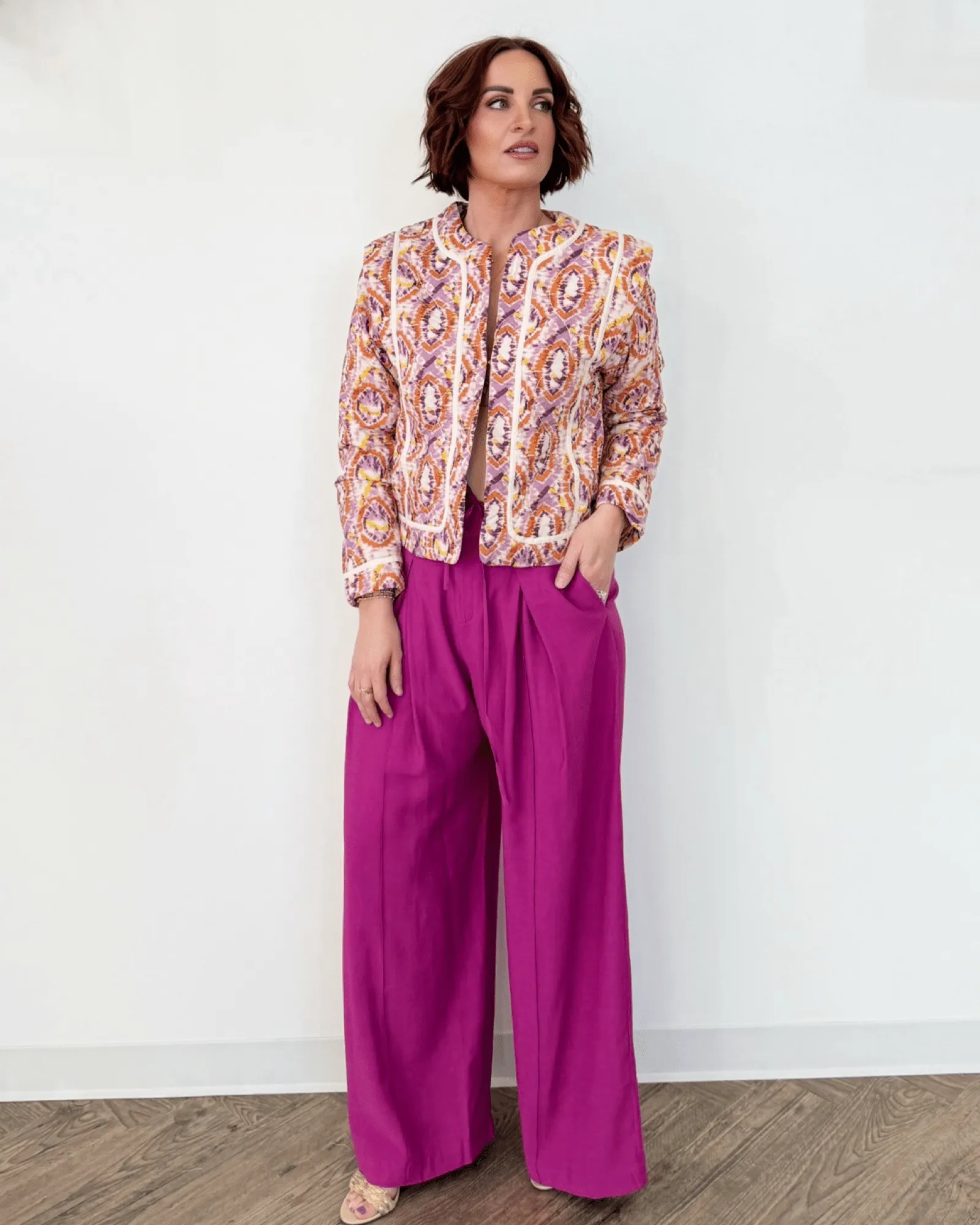 Rio High Rise Wide Leg Pant