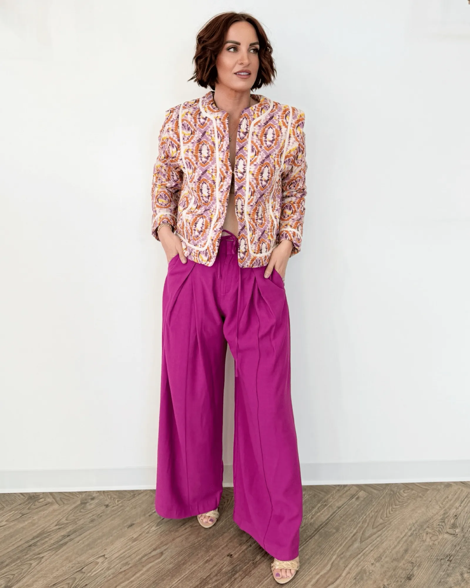 Rio High Rise Wide Leg Pant