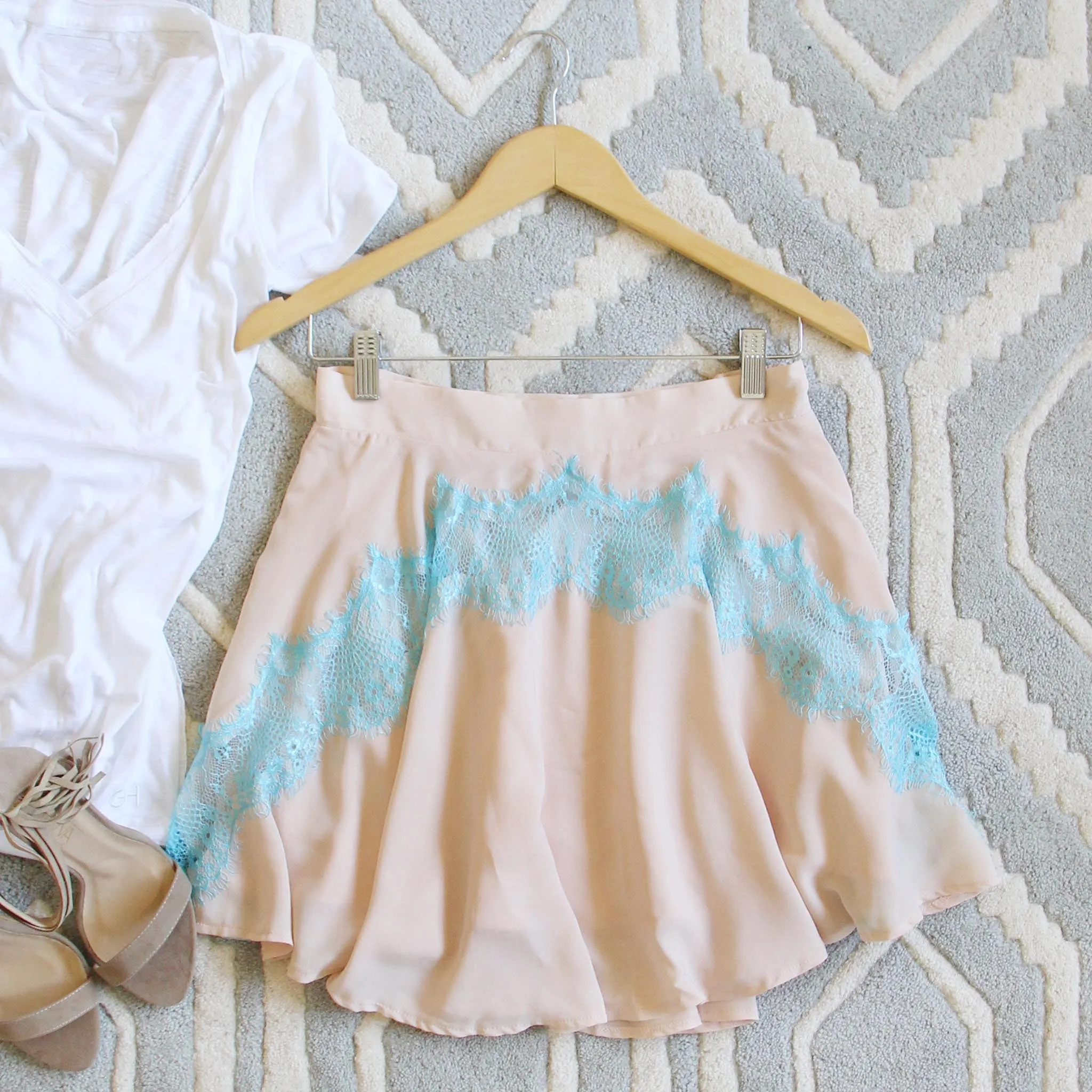 Sky Lace Skirt