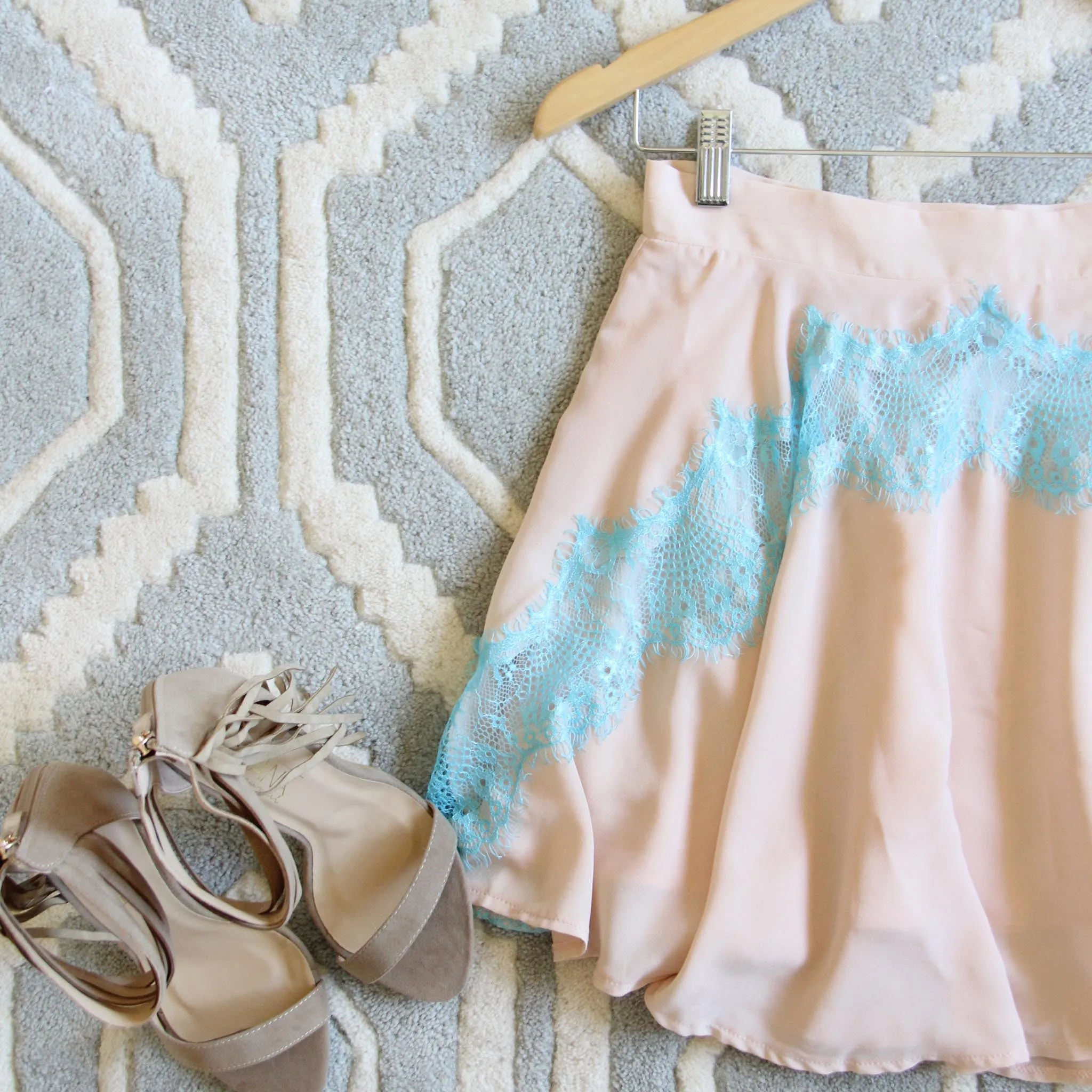 Sky Lace Skirt