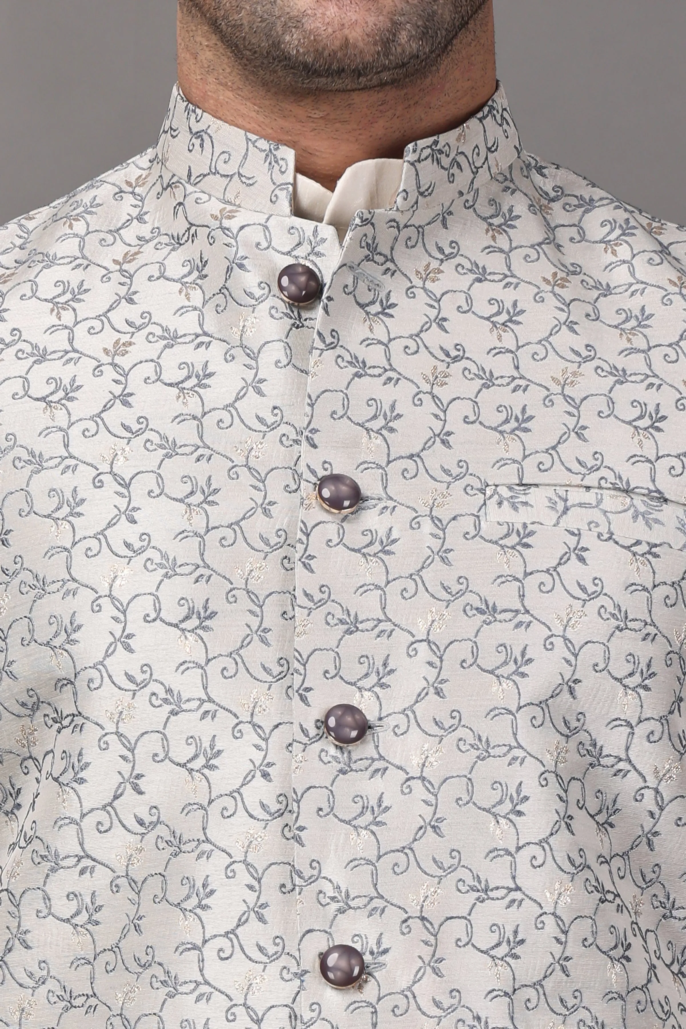 Starry Night Embroidered Vasket