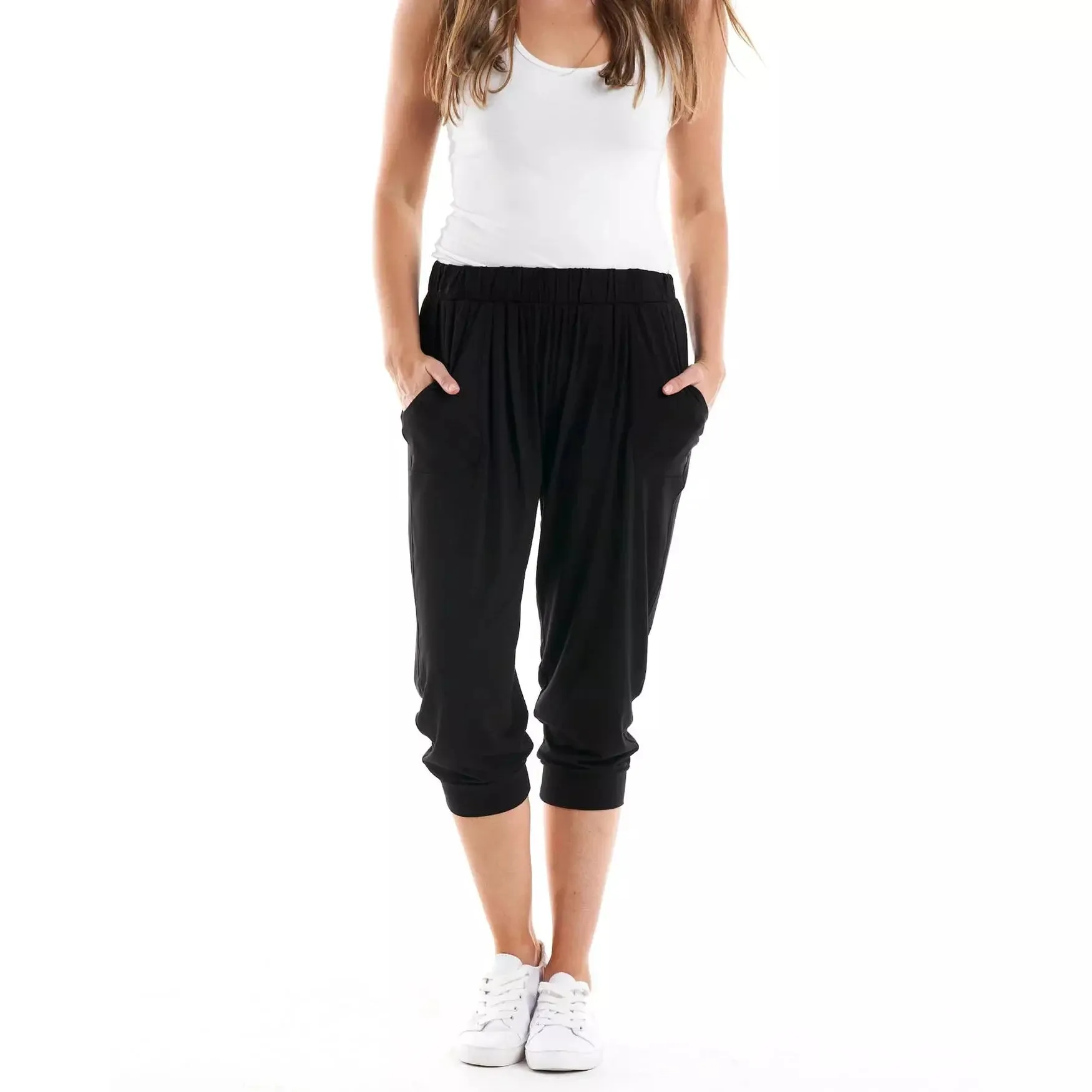 Tokyo 3/4 Pant - Black