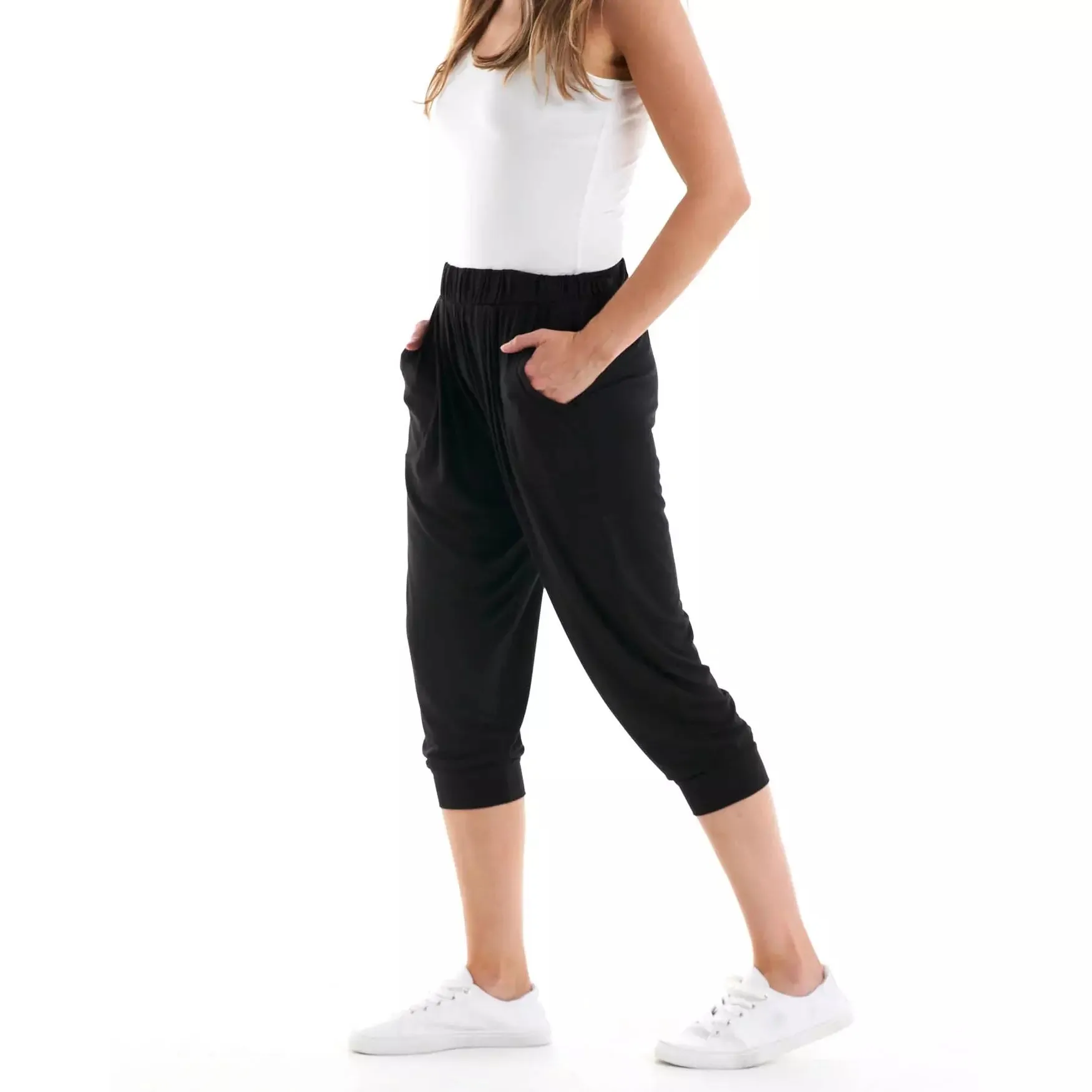 Tokyo 3/4 Pant - Black