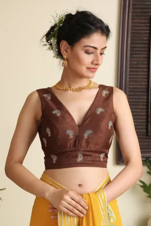 Women's Fiza Jasper Brown Blouse