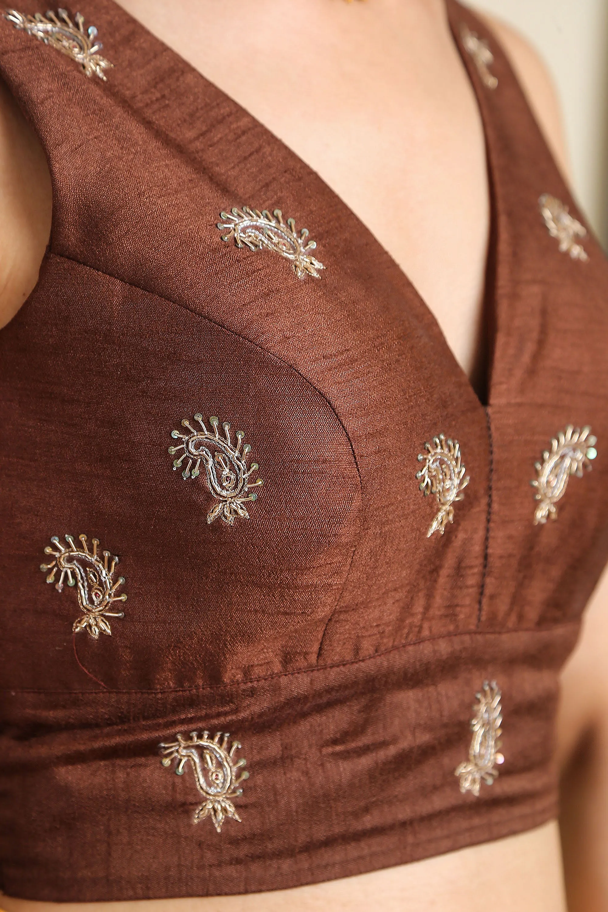 Women's Fiza Jasper Brown Blouse